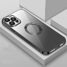 Load image into Gallery viewer, 9D Plated Lens Film Clear Phone Case, For iPhone 14, For iPhone 14 Plus, For iPhone 14 Pro, For iPhone 14 Pro Max