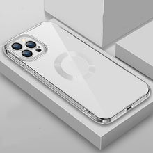 Load image into Gallery viewer, 9D Plated Lens Film Clear Phone Case, For iPhone 14, For iPhone 14 Plus, For iPhone 14 Pro, For iPhone 14 Pro Max
