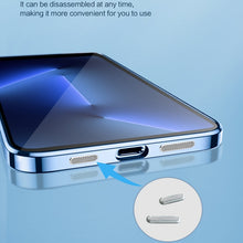 Load image into Gallery viewer, 9D Plated Lens Film Clear Phone Case, For iPhone 14, For iPhone 14 Plus, For iPhone 14 Pro, For iPhone 14 Pro Max