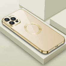 Load image into Gallery viewer, 9D Plated Lens Film Clear Phone Case, For iPhone 14, For iPhone 14 Plus, For iPhone 14 Pro, For iPhone 14 Pro Max