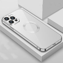 Load image into Gallery viewer, 9D Plated Lens Film Clear Phone Case, For iPhone 14, For iPhone 14 Plus, For iPhone 14 Pro, For iPhone 14 Pro Max