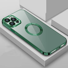 Load image into Gallery viewer, 9D Plated Lens Film Clear Phone Case, For iPhone 14, For iPhone 14 Plus, For iPhone 14 Pro, For iPhone 14 Pro Max