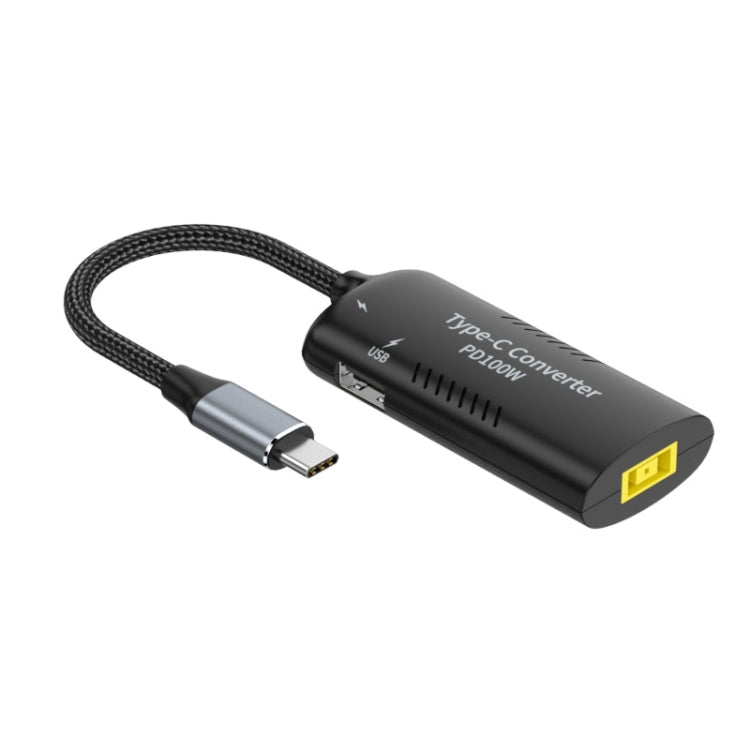 + Type-C + USB Female to Type-C Multifunction Apapter, DC5521 / 5525, DC7406, DC7909, Square Port