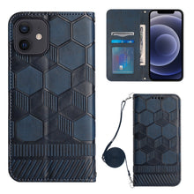 Load image into Gallery viewer, Crossbody Football Texture Magnetic PU Phone Case, For iPhone 11, For iPhone 11 Pro, For iPhone 11 Pro Max, For iPhone 12, For iPhone 12 Mini, For iPhone 12 Pro, For iPhone 12 Pro Max, For iPhone 13