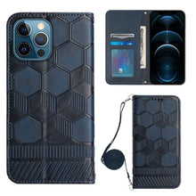 Load image into Gallery viewer, Crossbody Football Texture Magnetic PU Phone Case, For iPhone 11, For iPhone 11 Pro, For iPhone 11 Pro Max, For iPhone 12, For iPhone 12 Mini, For iPhone 12 Pro, For iPhone 12 Pro Max, For iPhone 13