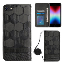 Load image into Gallery viewer, Crossbody Football Texture Magnetic PU Phone Case, For iPhone 13 Mini, For iPhone 13 Pro, For iPhone 13 Pro Max, For iPhone 14, For iPhone 14 Plus, For iPhone 14 Pro, For iPhone 14 Pro Max, For iPhone SE 2022/SE 2020/8/7