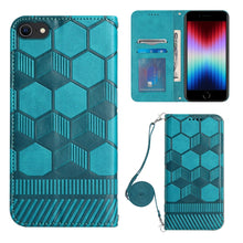 Load image into Gallery viewer, Crossbody Football Texture Magnetic PU Phone Case, For iPhone 13 Mini, For iPhone 13 Pro, For iPhone 13 Pro Max, For iPhone 14, For iPhone 14 Plus, For iPhone 14 Pro, For iPhone 14 Pro Max, For iPhone SE 2022/SE 2020/8/7