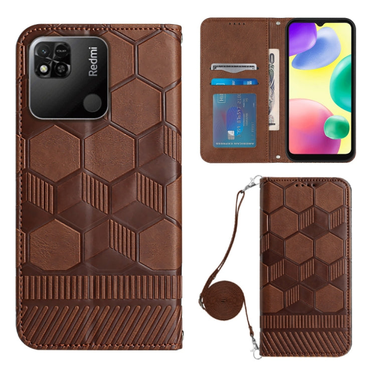 Crossbody Football Texture Magnetic PU Phone Case, For Nothing Phone 1, For Xiaomi Redmi 10A, For Xiaomi Redmi 10C/Redmi 10 India, For Xiaomi Redmi Note 11 Global/Note 11S 4G, For Xiaomi Redmi Note 11 Pro/Redmi Note 11 Pro 5G/Redmi Note 11 Pro+ India  ...