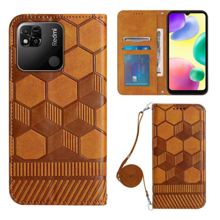 Crossbody Football Texture Magnetic PU Phone Case, For Nothing Phone 1, For Xiaomi Redmi 10A, For Xiaomi Redmi 10C/Redmi 10 India, For Xiaomi Redmi Note 11 Global/Note 11S 4G, For Xiaomi Redmi Note 11 Pro/Redmi Note 11 Pro 5G/Redmi Note 11 Pro+ India  ...