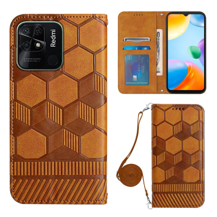 Crossbody Football Texture Magnetic PU Phone Case, For Nothing Phone 1, For Xiaomi Redmi 10A, For Xiaomi Redmi 10C/Redmi 10 India, For Xiaomi Redmi Note 11 Global/Note 11S 4G, For Xiaomi Redmi Note 11 Pro/Redmi Note 11 Pro 5G/Redmi Note 11 Pro+ India  ...