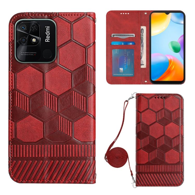 Crossbody Football Texture Magnetic PU Phone Case, For Nothing Phone 1, For Xiaomi Redmi 10A, For Xiaomi Redmi 10C/Redmi 10 India, For Xiaomi Redmi Note 11 Global/Note 11S 4G, For Xiaomi Redmi Note 11 Pro/Redmi Note 11 Pro 5G/Redmi Note 11 Pro+ India  ...