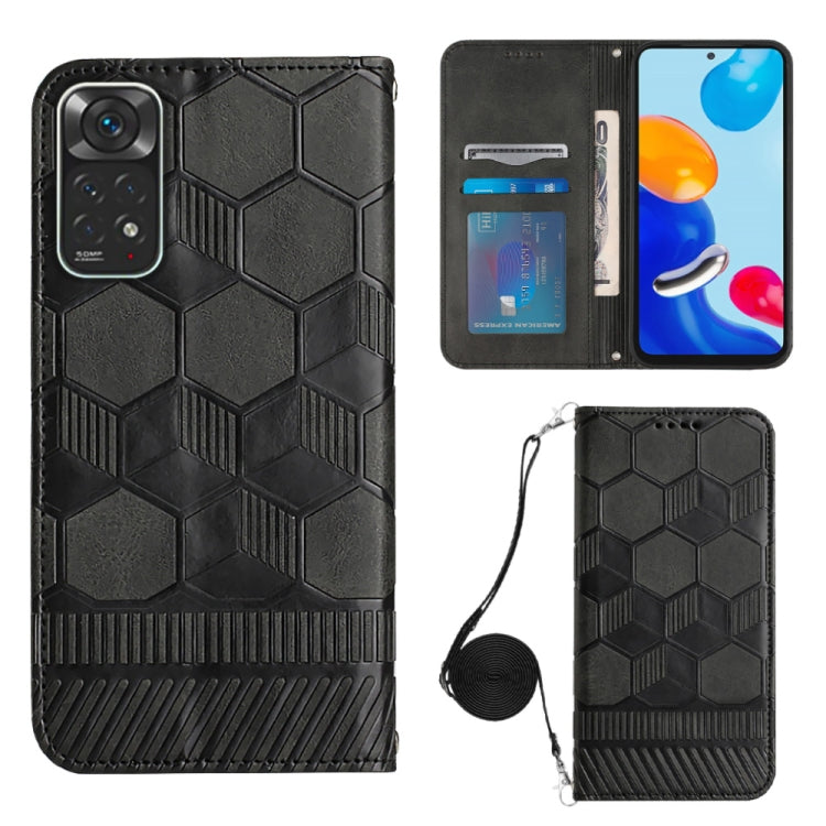 Crossbody Football Texture Magnetic PU Phone Case, For Nothing Phone 1, For Xiaomi Redmi 10A, For Xiaomi Redmi 10C/Redmi 10 India, For Xiaomi Redmi Note 11 Global/Note 11S 4G, For Xiaomi Redmi Note 11 Pro/Redmi Note 11 Pro 5G/Redmi Note 11 Pro+ India  ...