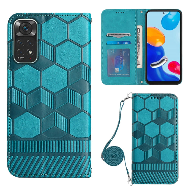 Crossbody Football Texture Magnetic PU Phone Case, For Nothing Phone 1, For Xiaomi Redmi 10A, For Xiaomi Redmi 10C/Redmi 10 India, For Xiaomi Redmi Note 11 Global/Note 11S 4G, For Xiaomi Redmi Note 11 Pro/Redmi Note 11 Pro 5G/Redmi Note 11 Pro+ India  ...