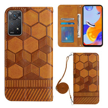 Load image into Gallery viewer, Crossbody Football Texture Magnetic PU Phone Case, For Nothing Phone 1, For Xiaomi Redmi 10A, For Xiaomi Redmi 10C/Redmi 10 India, For Xiaomi Redmi Note 11 Global/Note 11S 4G, For Xiaomi Redmi Note 11 Pro/Redmi Note 11 Pro 5G/Redmi Note 11 Pro+ India  ...