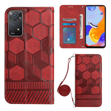 Load image into Gallery viewer, Crossbody Football Texture Magnetic PU Phone Case, For Nothing Phone 1, For Xiaomi Redmi 10A, For Xiaomi Redmi 10C/Redmi 10 India, For Xiaomi Redmi Note 11 Global/Note 11S 4G, For Xiaomi Redmi Note 11 Pro/Redmi Note 11 Pro 5G/Redmi Note 11 Pro+ India  ...