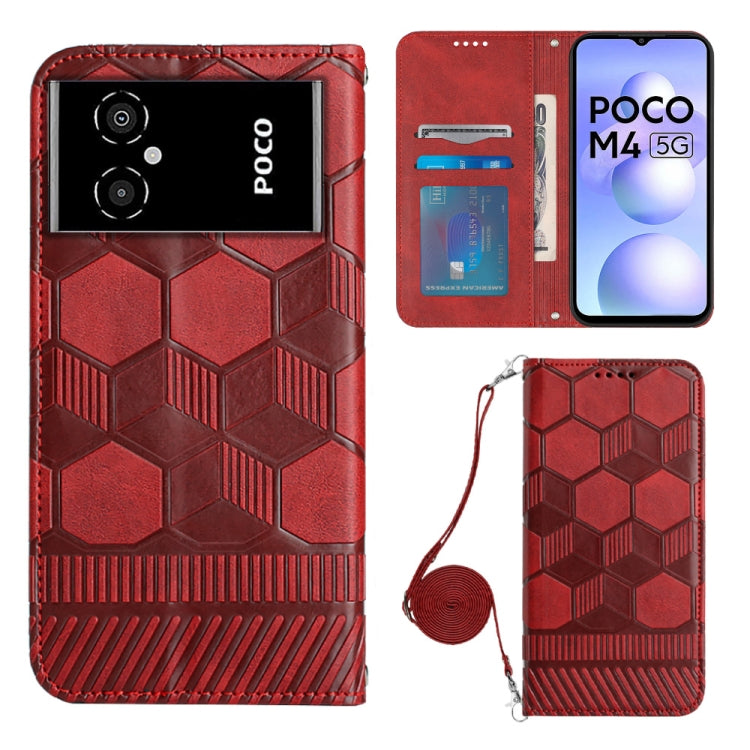 Crossbody Football Texture Magnetic PU Phone Case, For Nothing Phone 1, For Xiaomi Redmi 10A, For Xiaomi Redmi 10C/Redmi 10 India, For Xiaomi Redmi Note 11 Global/Note 11S 4G, For Xiaomi Redmi Note 11 Pro/Redmi Note 11 Pro 5G/Redmi Note 11 Pro+ India  ...