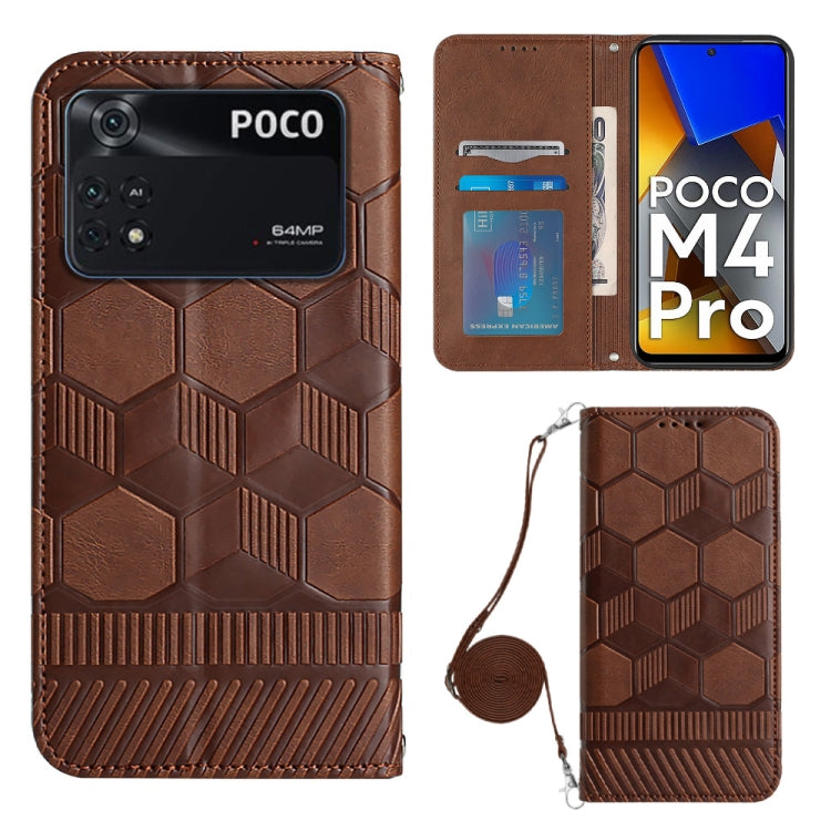 Crossbody Football Texture Magnetic PU Phone Case, For Nothing Phone 1, For Xiaomi Redmi 10A, For Xiaomi Redmi 10C/Redmi 10 India, For Xiaomi Redmi Note 11 Global/Note 11S 4G, For Xiaomi Redmi Note 11 Pro/Redmi Note 11 Pro 5G/Redmi Note 11 Pro+ India  ...
