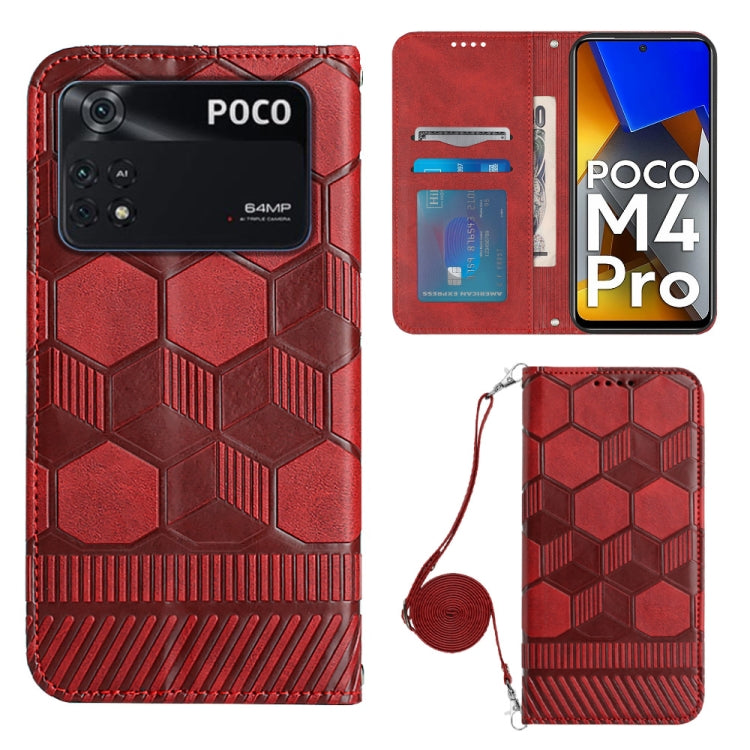 Crossbody Football Texture Magnetic PU Phone Case, For Nothing Phone 1, For Xiaomi Redmi 10A, For Xiaomi Redmi 10C/Redmi 10 India, For Xiaomi Redmi Note 11 Global/Note 11S 4G, For Xiaomi Redmi Note 11 Pro/Redmi Note 11 Pro 5G/Redmi Note 11 Pro+ India  ...