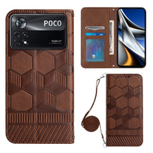 Load image into Gallery viewer, Crossbody Football Texture Magnetic PU Phone Case, For Nothing Phone 1, For Xiaomi Redmi 10A, For Xiaomi Redmi 10C/Redmi 10 India, For Xiaomi Redmi Note 11 Global/Note 11S 4G, For Xiaomi Redmi Note 11 Pro/Redmi Note 11 Pro 5G/Redmi Note 11 Pro+ India  ...