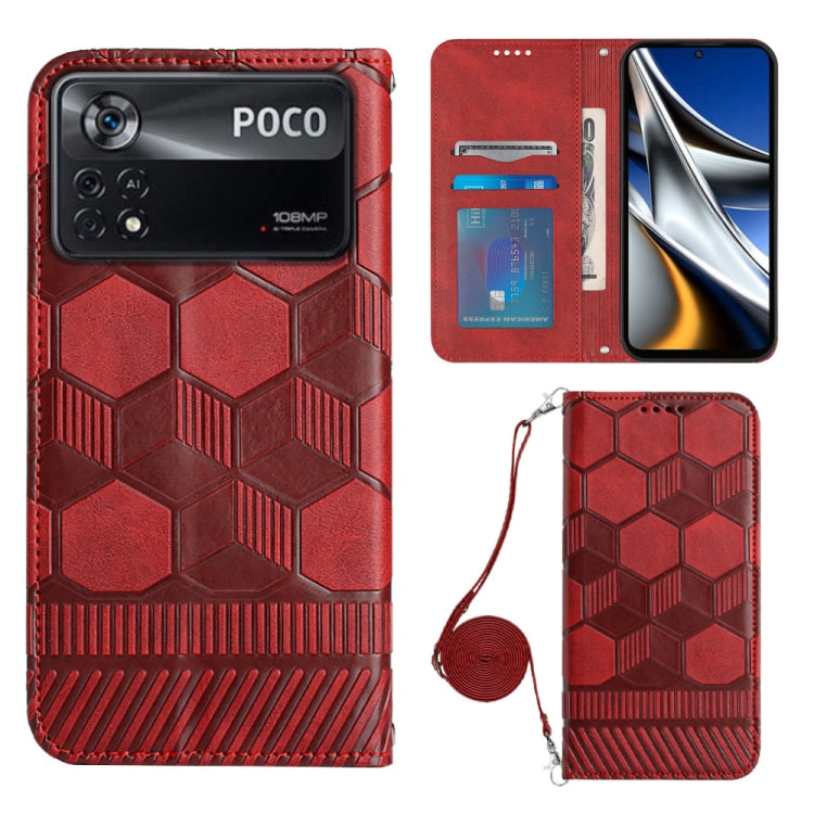 Crossbody Football Texture Magnetic PU Phone Case, For Nothing Phone 1, For Xiaomi Redmi 10A, For Xiaomi Redmi 10C/Redmi 10 India, For Xiaomi Redmi Note 11 Global/Note 11S 4G, For Xiaomi Redmi Note 11 Pro/Redmi Note 11 Pro 5G/Redmi Note 11 Pro+ India  ...