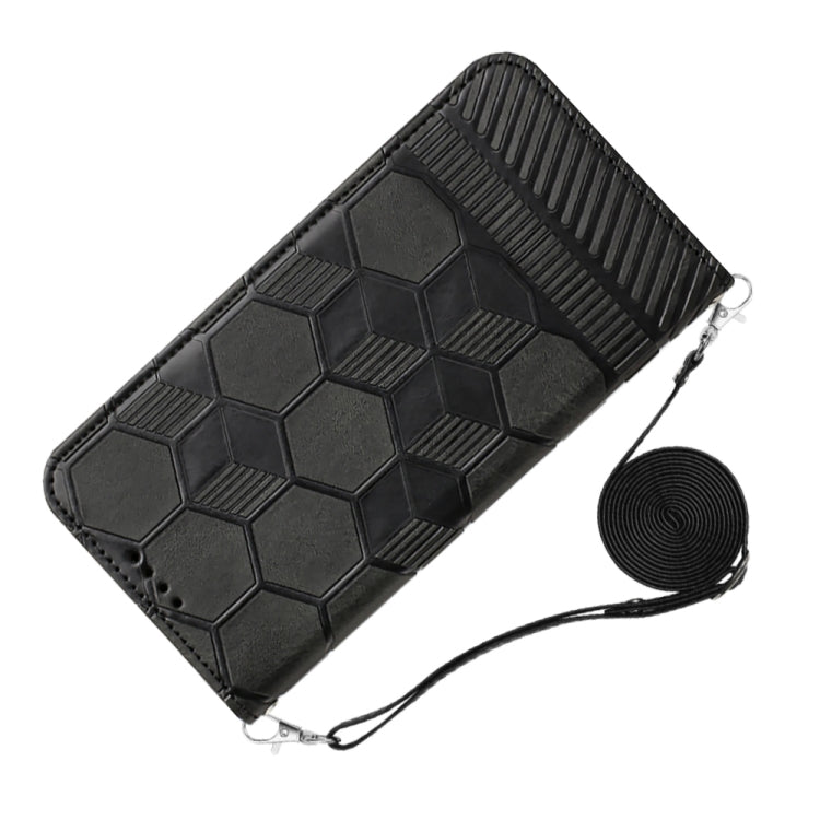 Crossbody Football Texture Magnetic PU Phone Case, For Xiaomi Redmi Note 11T Pro