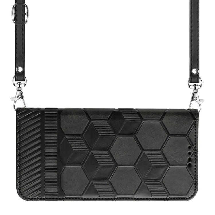 Crossbody Football Texture Magnetic PU Phone Case, For Xiaomi Redmi Note 11T Pro