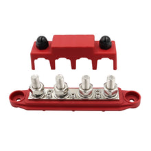 Load image into Gallery viewer, RV Ship High Current Power Distribution Terminal Block with Cover, Black M8 Stud, Red M8 Stud, Black M10 Stud, Red M10 Stud, 1 Pair Black &amp; Red M8 Stud, 1 Pair Black &amp; Red M10 Stud