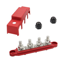 Load image into Gallery viewer, RV Ship High Current Power Distribution Terminal Block with Accessories, Black M8 Stud with Accessories, Red M8 Stud with Accessories, Black M10 Stud with Accessories, Red M10 Stud with Accessories