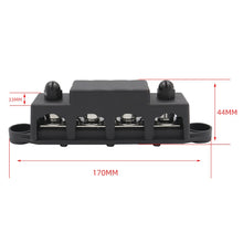 Load image into Gallery viewer, RV Ship High Current Power Distribution Terminal Block with Accessories, Black M8 Stud with Accessories, Red M8 Stud with Accessories, Black M10 Stud with Accessories, Red M10 Stud with Accessories