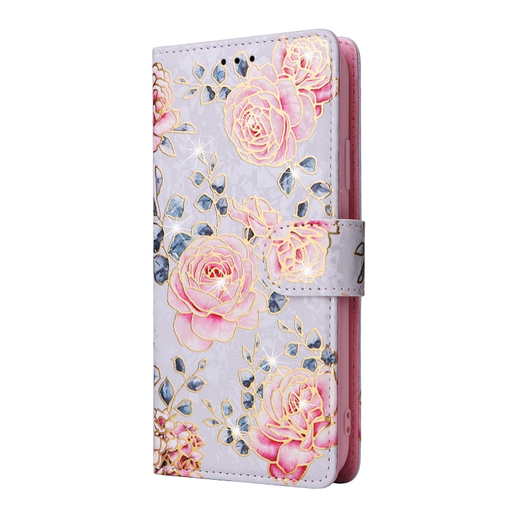 Bronzing Painting RFID Leather Case, For iPhone 14, For iPhone 14 Plus, For iPhone 14 Pro, For iPhone 14 Pro Max, For iPhone 13 mini, For iPhone 13, For iPhone 13 Pro, For iPhone 13 Pro Max