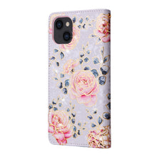 Load image into Gallery viewer, Bronzing Painting RFID Leather Case, For iPhone 14, For iPhone 14 Plus, For iPhone 14 Pro, For iPhone 14 Pro Max, For iPhone 13 mini, For iPhone 13, For iPhone 13 Pro, For iPhone 13 Pro Max
