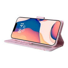 Load image into Gallery viewer, Bronzing Painting RFID Leather Case, For iPhone 14, For iPhone 14 Plus, For iPhone 14 Pro, For iPhone 14 Pro Max, For iPhone 13 mini, For iPhone 13, For iPhone 13 Pro, For iPhone 13 Pro Max