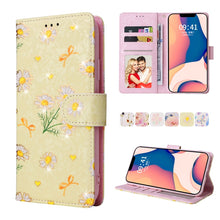 Load image into Gallery viewer, Bronzing Painting RFID Leather Case, For iPhone 14, For iPhone 14 Plus, For iPhone 14 Pro, For iPhone 14 Pro Max, For iPhone 13 mini, For iPhone 13, For iPhone 13 Pro, For iPhone 13 Pro Max