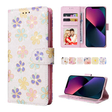 Load image into Gallery viewer, Bronzing Painting RFID Leather Case, For iPhone 14, For iPhone 14 Plus, For iPhone 14 Pro, For iPhone 14 Pro Max, For iPhone 13 mini, For iPhone 13, For iPhone 13 Pro, For iPhone 13 Pro Max