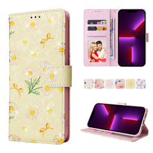 Load image into Gallery viewer, Bronzing Painting RFID Leather Case, For iPhone 14, For iPhone 14 Plus, For iPhone 14 Pro, For iPhone 14 Pro Max, For iPhone 13 mini, For iPhone 13, For iPhone 13 Pro, For iPhone 13 Pro Max