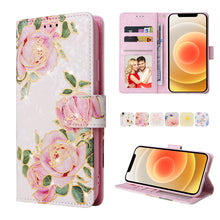 Load image into Gallery viewer, Bronzing Painting RFID Leather Case, For iPhone 12 mini, For iPhone 12 / 12 Pro, For iPhone 12 Pro Max, For iPhone 11, For iPhone 11 Pro, For iPhone 11 Pro Max, For iPhone XS Max, For iPhone XR