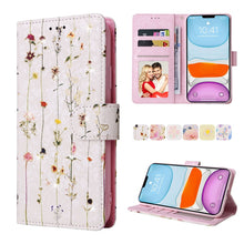 Load image into Gallery viewer, Bronzing Painting RFID Leather Case, For iPhone 12 mini, For iPhone 12 / 12 Pro, For iPhone 12 Pro Max, For iPhone 11, For iPhone 11 Pro, For iPhone 11 Pro Max, For iPhone XS Max, For iPhone XR