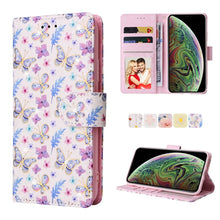 Load image into Gallery viewer, Bronzing Painting RFID Leather Case, For iPhone 12 mini, For iPhone 12 / 12 Pro, For iPhone 12 Pro Max, For iPhone 11, For iPhone 11 Pro, For iPhone 11 Pro Max, For iPhone XS Max, For iPhone XR