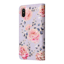 Load image into Gallery viewer, Bronzing Painting RFID Leather Case, For iPhone X / XS, For iPhone 7 Plus / 8 Plus, For iPhone SE 2022 / SE 2020 / 7 / 8