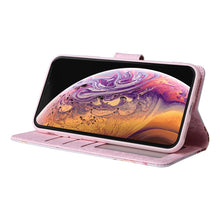 Load image into Gallery viewer, Bronzing Painting RFID Leather Case, For iPhone X / XS, For iPhone 7 Plus / 8 Plus, For iPhone SE 2022 / SE 2020 / 7 / 8