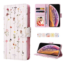 Load image into Gallery viewer, Bronzing Painting RFID Leather Case, For iPhone X / XS, For iPhone 7 Plus / 8 Plus, For iPhone SE 2022 / SE 2020 / 7 / 8