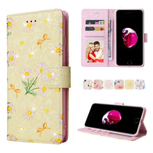 Load image into Gallery viewer, Bronzing Painting RFID Leather Case, For iPhone X / XS, For iPhone 7 Plus / 8 Plus, For iPhone SE 2022 / SE 2020 / 7 / 8
