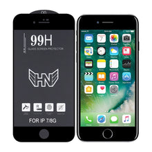 Load image into Gallery viewer, High Aluminum Large Arc Full Screen Tempered Glass Film, For iPhone 8 / 7 (1 PC), For iPhone SE 2022 / SE 2020 (1 PC), For iPhone 11 Pro / XS / X (1 PC), For iPhone 11 / XR (1 PC), For iPhone 11 Pro Max / XS Max (1 PC)