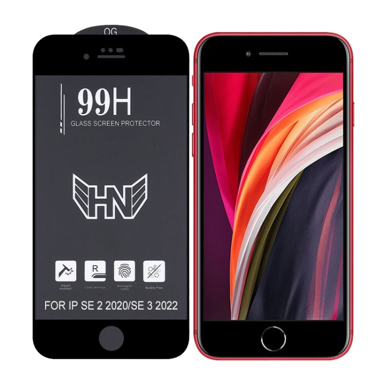 High Aluminum Large Arc Full Screen Tempered Glass Film, For iPhone 8 / 7 (1 PC), For iPhone SE 2022 / SE 2020 (1 PC), For iPhone 11 Pro / XS / X (1 PC), For iPhone 11 / XR (1 PC), For iPhone 11 Pro Max / XS Max (1 PC)