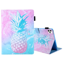 Load image into Gallery viewer, For iPad Pro 11 (2020) &amp; (2018) Painted Pattern Tablet PC Protective Leather Case with Bracket &amp; Card Slot &amp; Photo Holder, Elephant Rabbit, Blue Pink Pineapple, Red Flower Pink Butterfly, Rose Flower, Red Flower Blue Butterfly, Pear Flower             ...