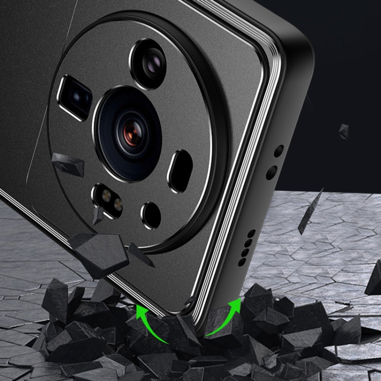 Light and Shadow Series Frosted Metal Phone Case, For Xiaomi 12/12S/12X, For Xiaomi 12 Pro/12S Pro, For Xiaomi 12S Ultra