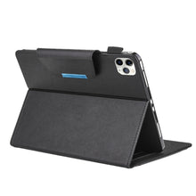 Load image into Gallery viewer, For iPad Pro 11 (2020) &amp; (2018) Big Metal Button Business Tablet PC Protective Leather Case with Bracket &amp; Card Slot &amp; Photo Holder &amp; Wallet