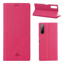 Load image into Gallery viewer, ViLi Shockproof TPU + PU Horizontal Flip Protective Case with Card Slot &amp; Holder, For Galaxy Note 10 Lite, For Galaxy S20, For Galaxy S20 Ultra, For Motorola Moto G8 Power, For Sony Xperia 10 II