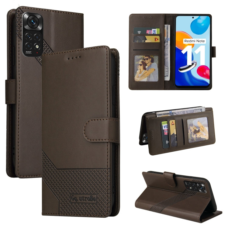 GQUTROBE Skin Feel Magnetic Leather Phone Case, For Xiaomi Redmi Note 9 / 10X 4G, For Xiaomi Redmi Note 11 Pro, For Xiaomi Mi 10 Lite, For Xiaomi Mi 11 Lite, For Xiaomi Poco F3, For Xiaomi Poco X3 NFC, For Xiaomi Mi 10T Lite, For Xiaomi Mi 10T Pro     ...