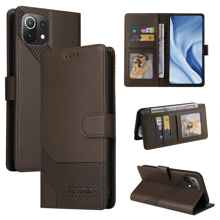 GQUTROBE Skin Feel Magnetic Leather Phone Case, For Xiaomi Redmi Note 9 / 10X 4G, For Xiaomi Redmi Note 11 Pro, For Xiaomi Mi 10 Lite, For Xiaomi Mi 11 Lite, For Xiaomi Poco F3, For Xiaomi Poco X3 NFC, For Xiaomi Mi 10T Lite, For Xiaomi Mi 10T Pro     ...